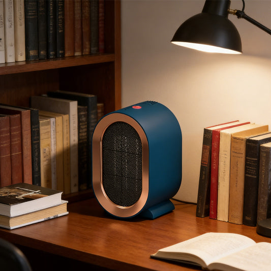 1200W Mini Portable Ceramic Plug In Fan Heater,with 2 Heat Settings ,Overheat Protection Low Energy Silent